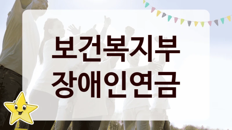 보건복지부
장애인연금