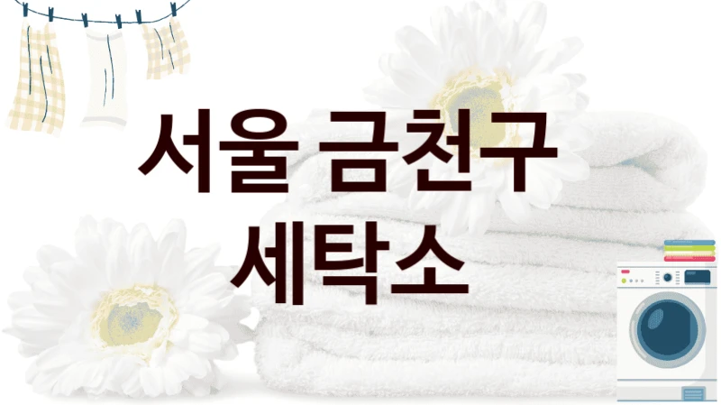 서울 금천구  세탁소