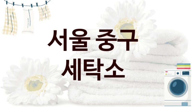 서울 중구  세탁소