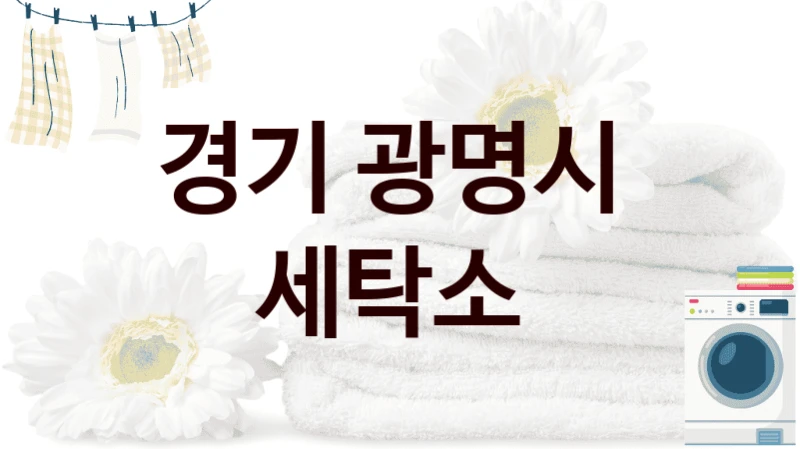 경기 광명시  세탁소