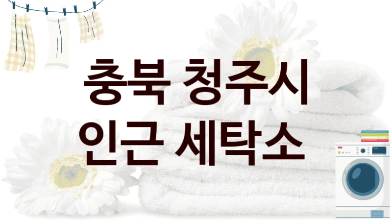 충북 청주시 인근 세탁소