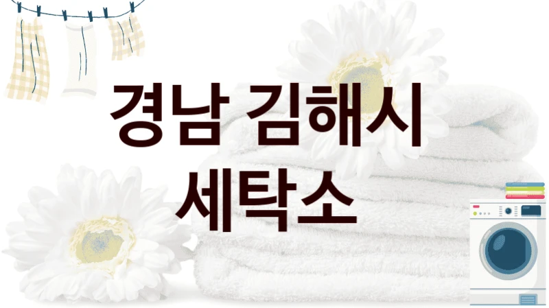 경남 김해시  세탁소