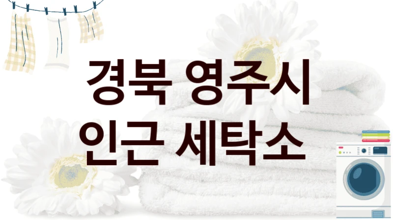 경북 영주시 인근 세탁소