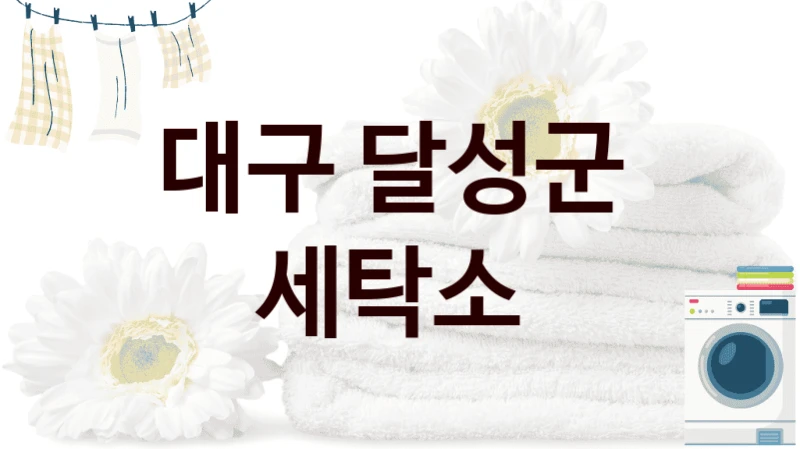 대구 달성군  세탁소