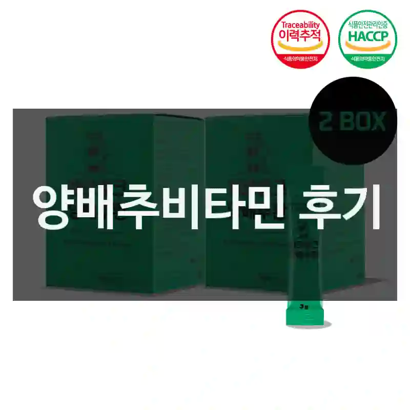 양배추비타민 후기
