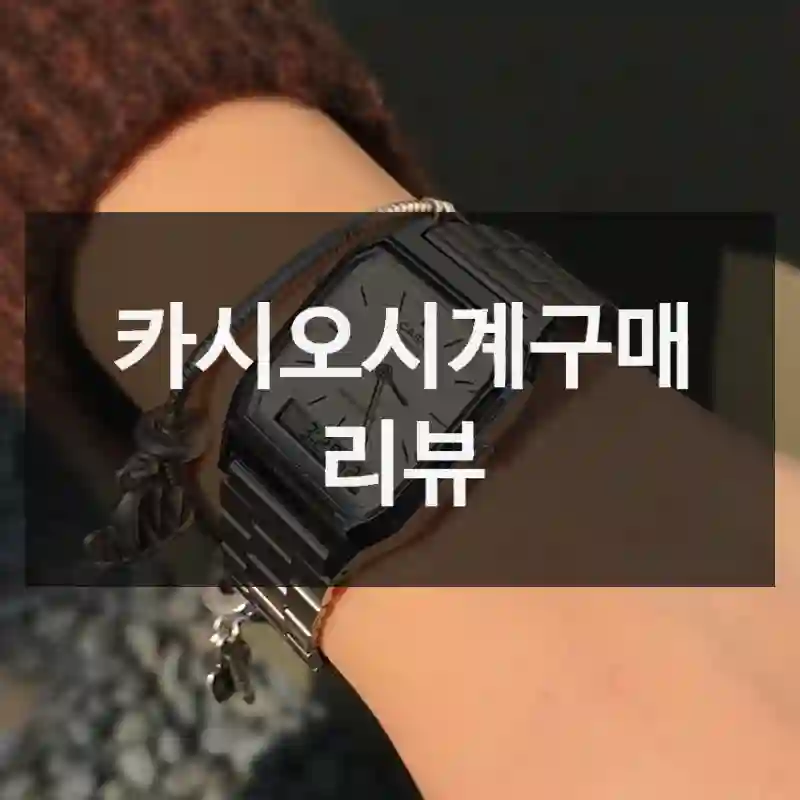 카시오시계구매 리뷰