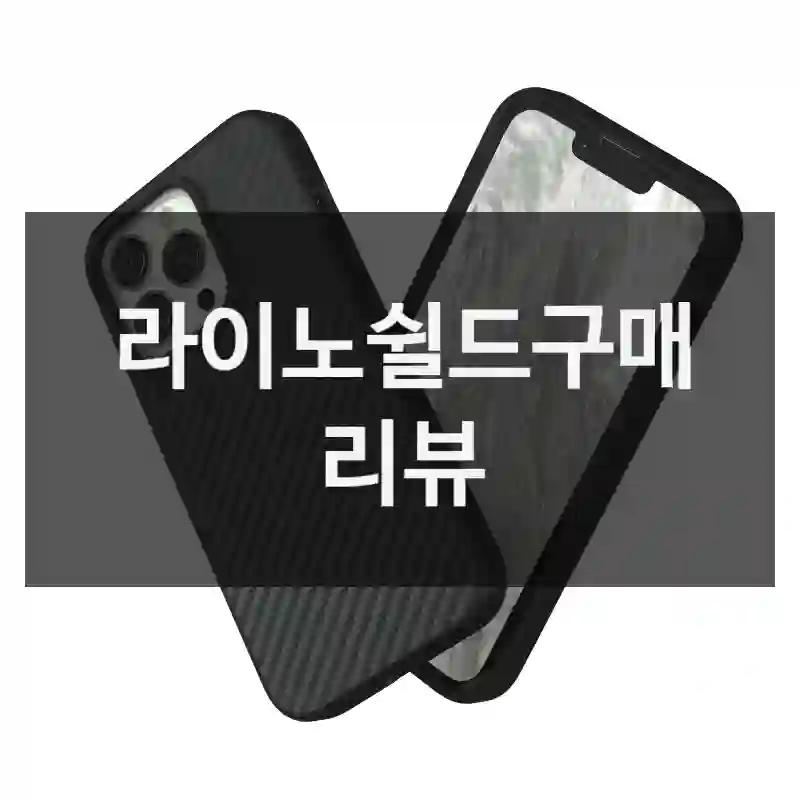 라이노쉴드구매 리뷰