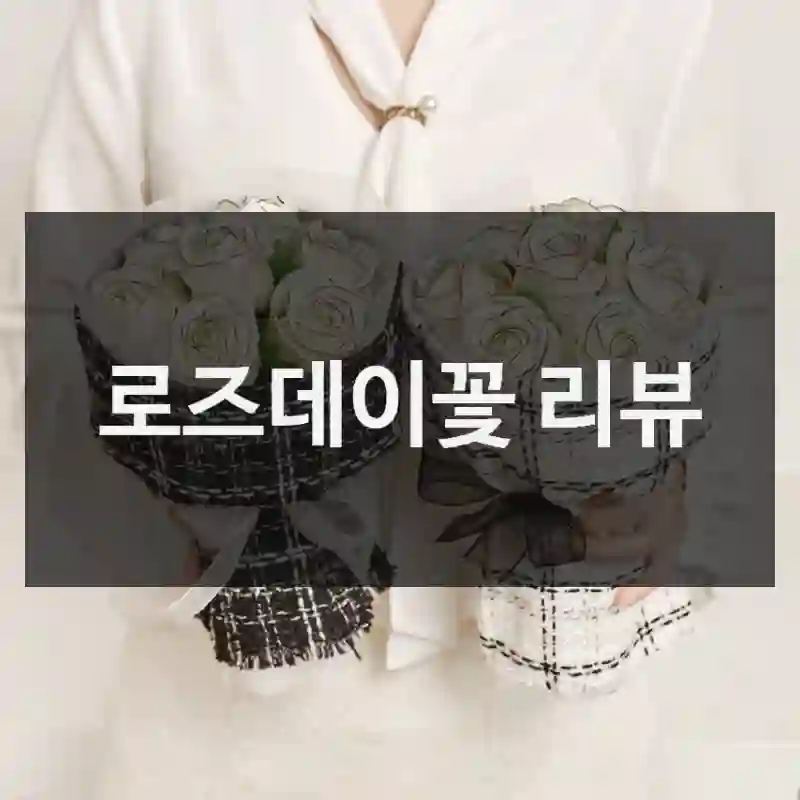 로즈데이꽃 리뷰