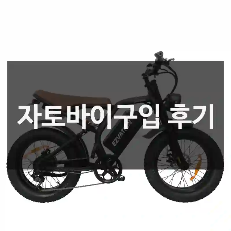 자토바이구입 후기