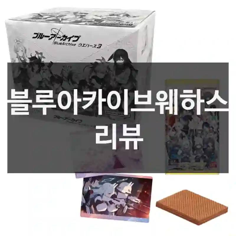 블루아카이브웨하스 리뷰