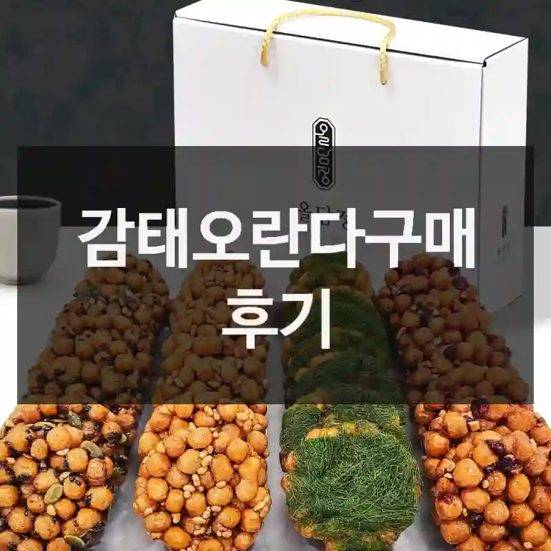 감태오란다구매 후기