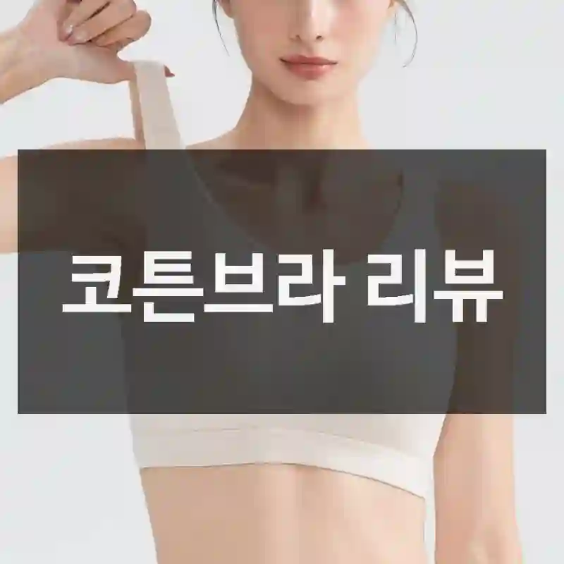 리아모르 코튼브라 가격값은 할까?