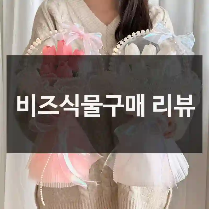 비즈식물구매 리뷰