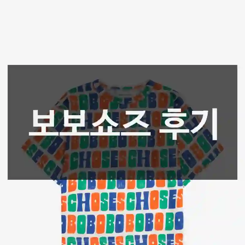 보보쇼즈 후기