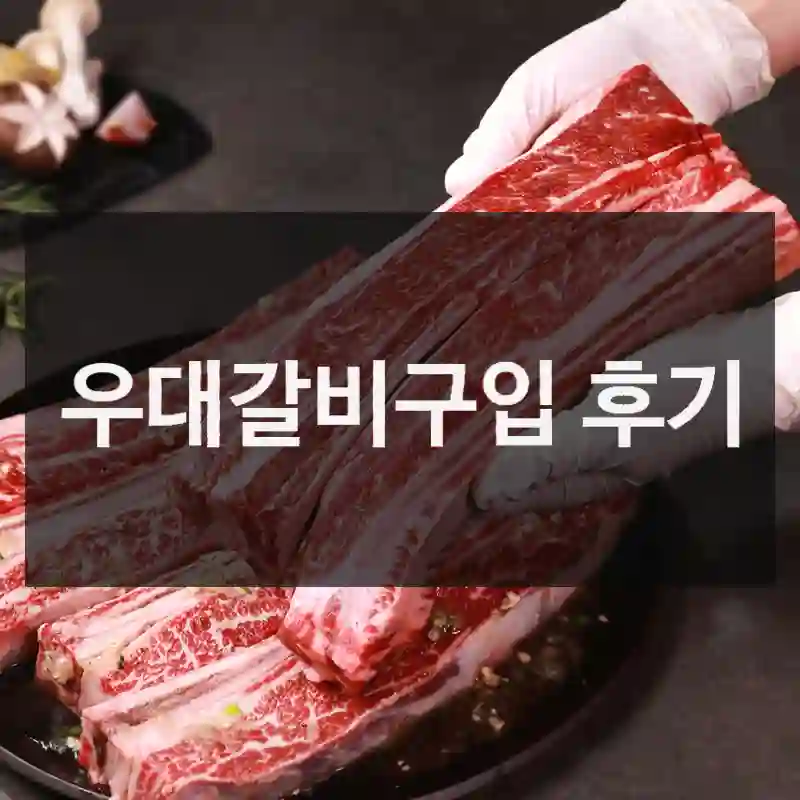 우대갈비구입 후기