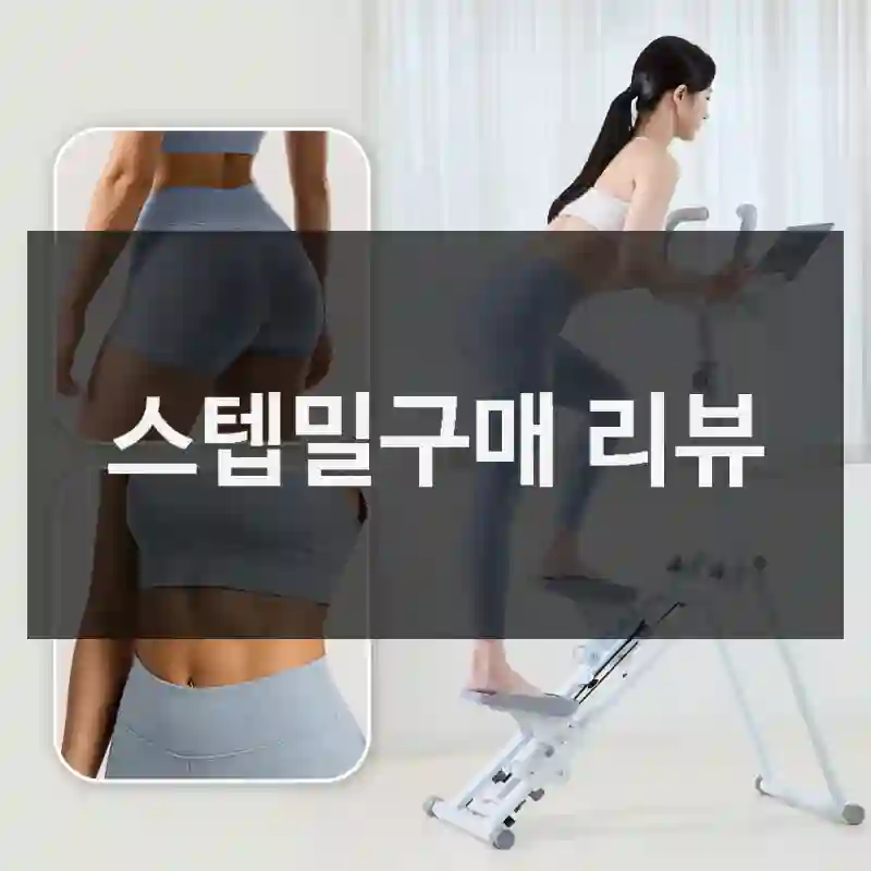 스텝밀구매 리뷰